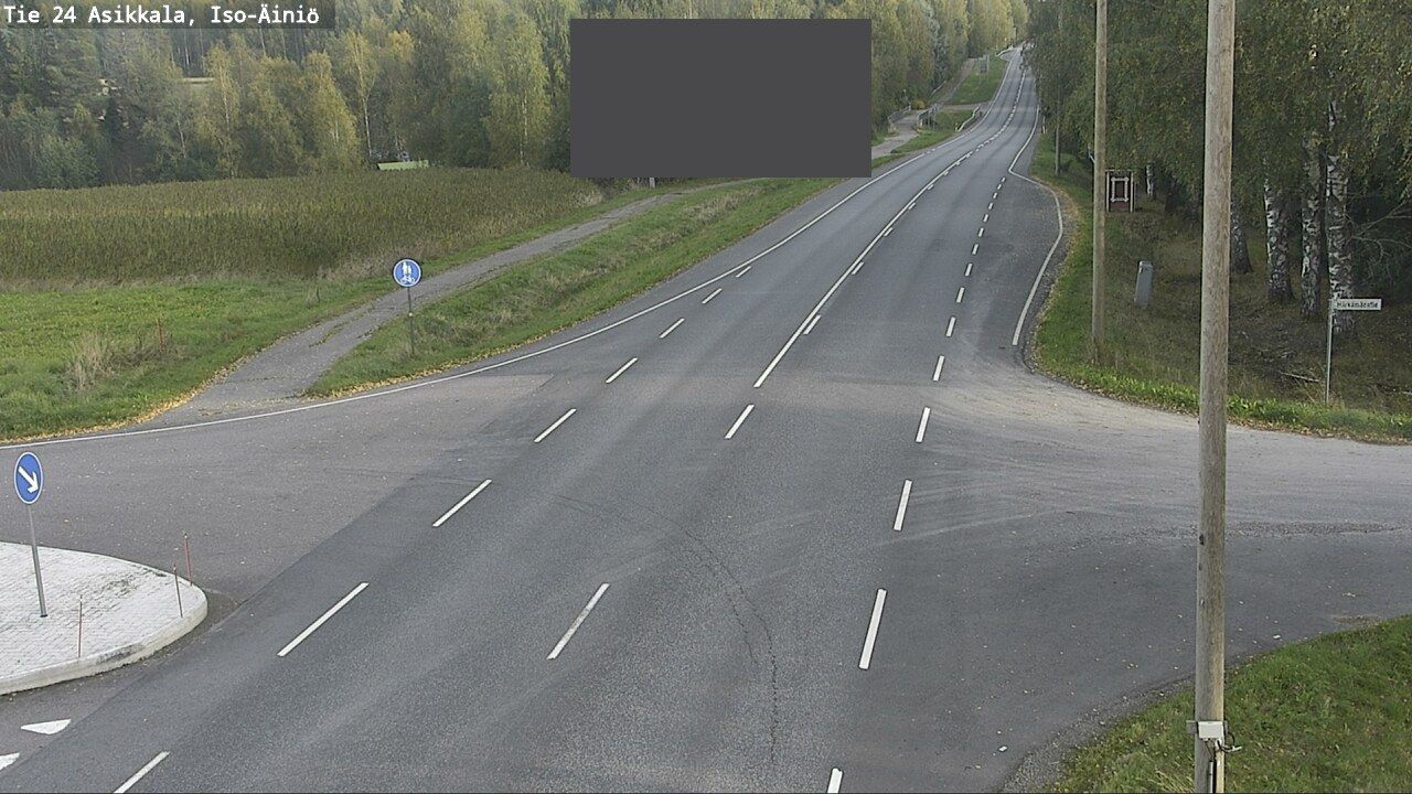 Weather Camera Image Väg 24 Asikkala, Iso-Äiniö, Asikkala, Päijät-Häme