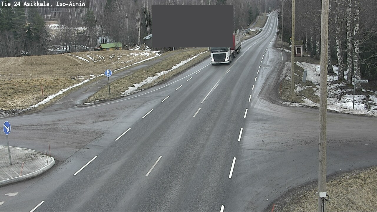 Weather Camera Image Road 24 Asikkala, Iso-Äiniö, Asikkala, Päijät-Häme