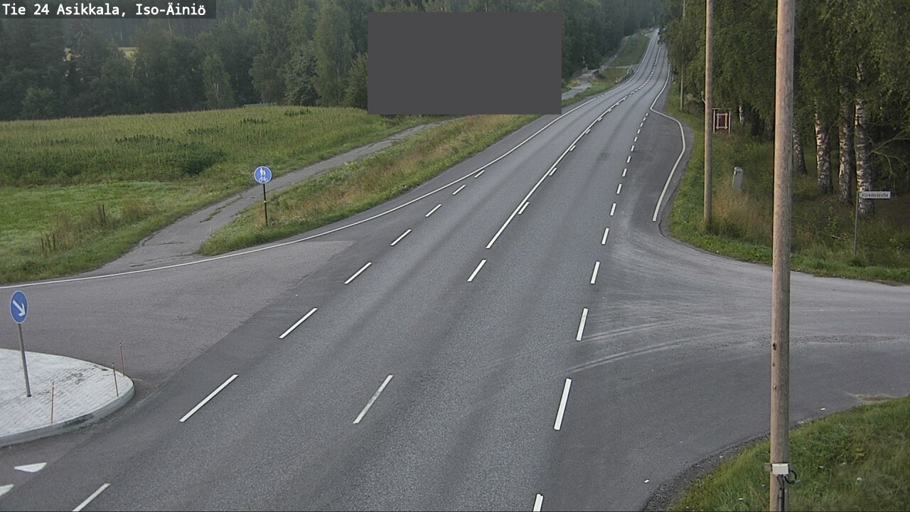 Weather Camera Image Road 24 Asikkala, Iso-Äiniö, Asikkala, Päijät-Häme