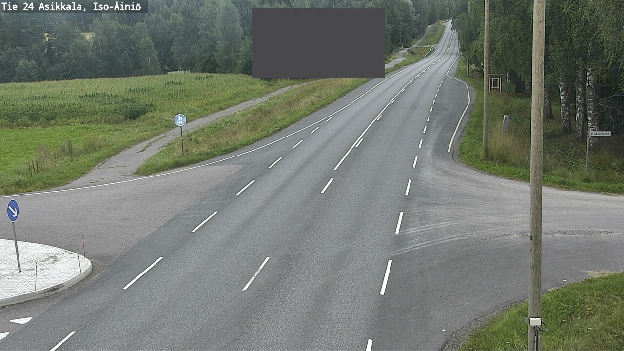 Weather Camera Image Road 24 Asikkala, Iso-Äiniö, Asikkala, Päijät-Häme