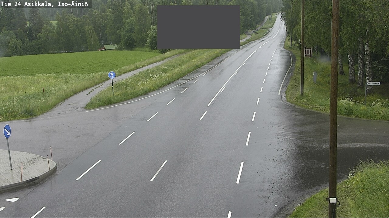 Weather Camera Image Väg 24 Asikkala, Iso-Äiniö, Asikkala, Päijät-Häme