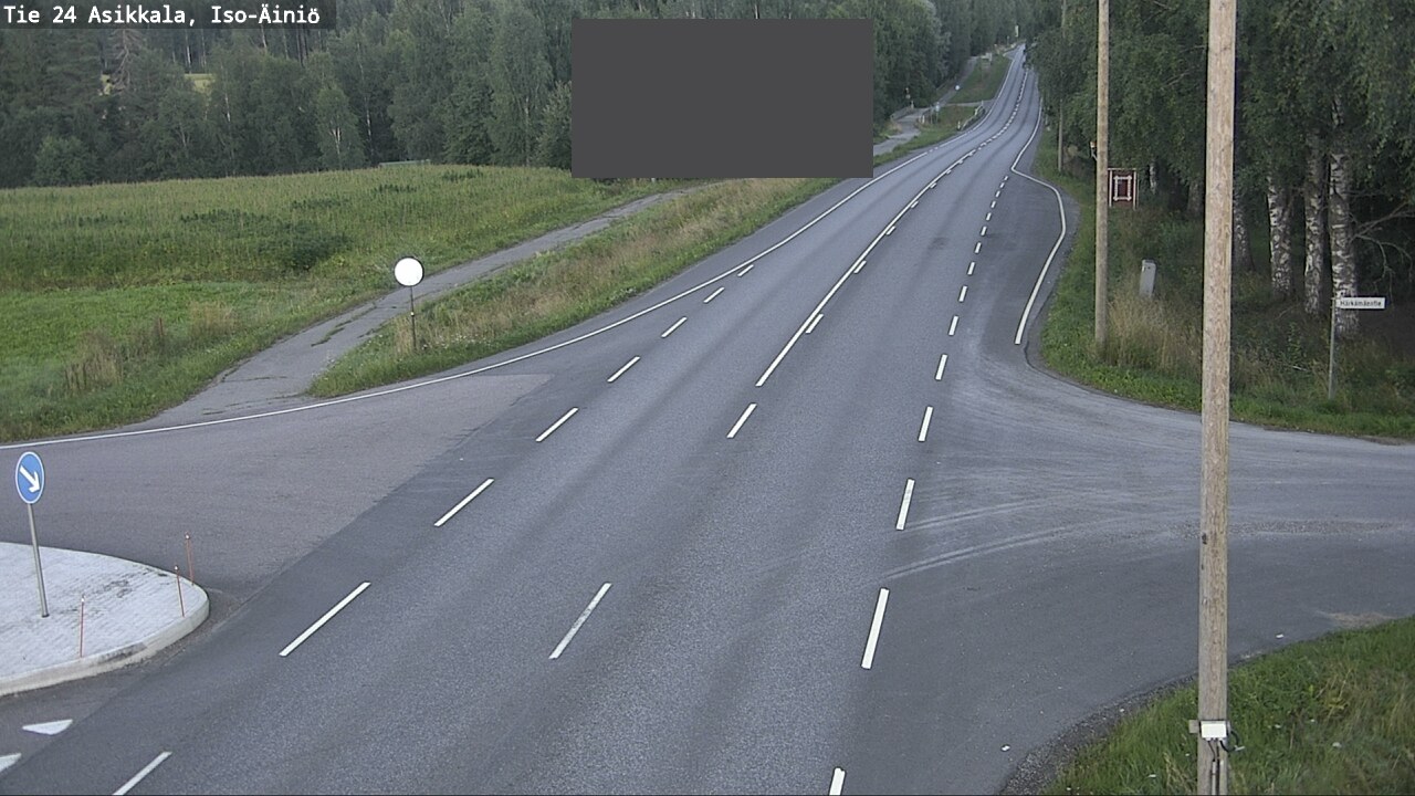 Weather Camera Image Road 24 Asikkala, Iso-Äiniö, Asikkala, Päijät-Häme