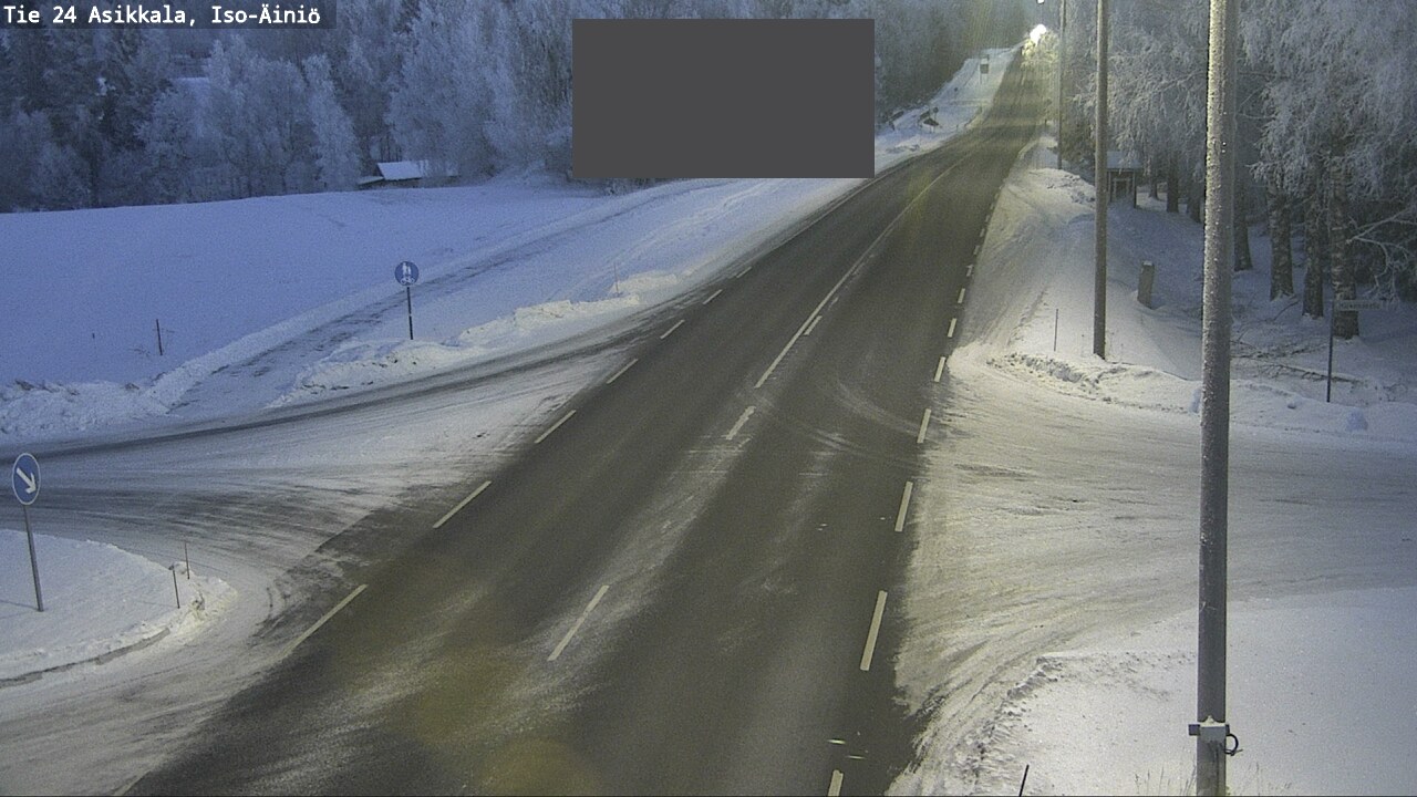 Weather Camera Image Road 24 Asikkala, Iso-Äiniö, Asikkala, Päijät-Häme