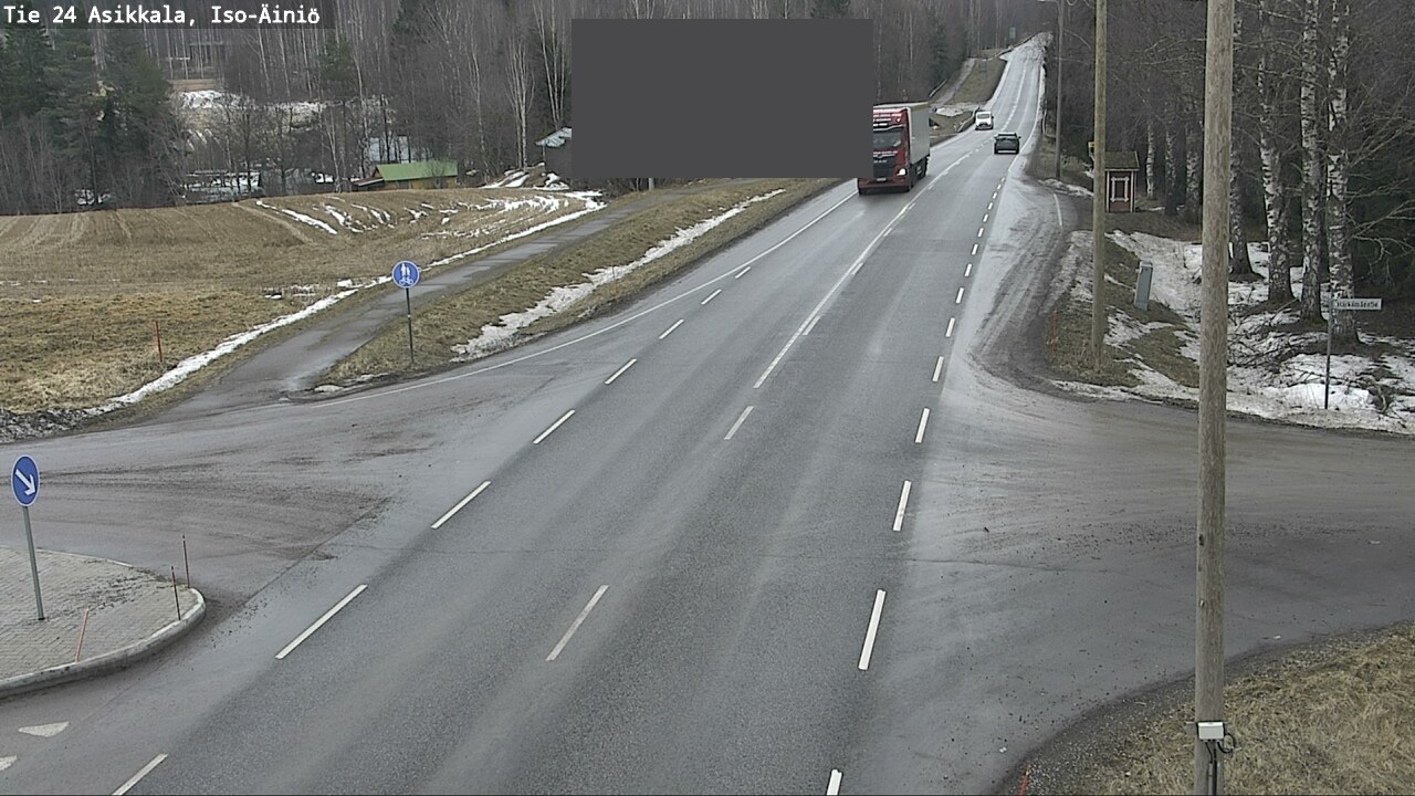 Weather Camera Image Väg 24 Asikkala, Iso-Äiniö, Asikkala, Päijät-Häme