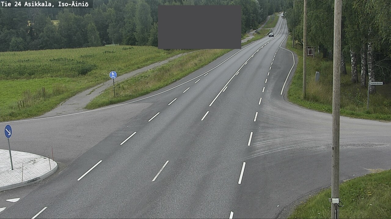 Weather Camera Image Road 24 Asikkala, Iso-Äiniö, Asikkala, Päijät-Häme