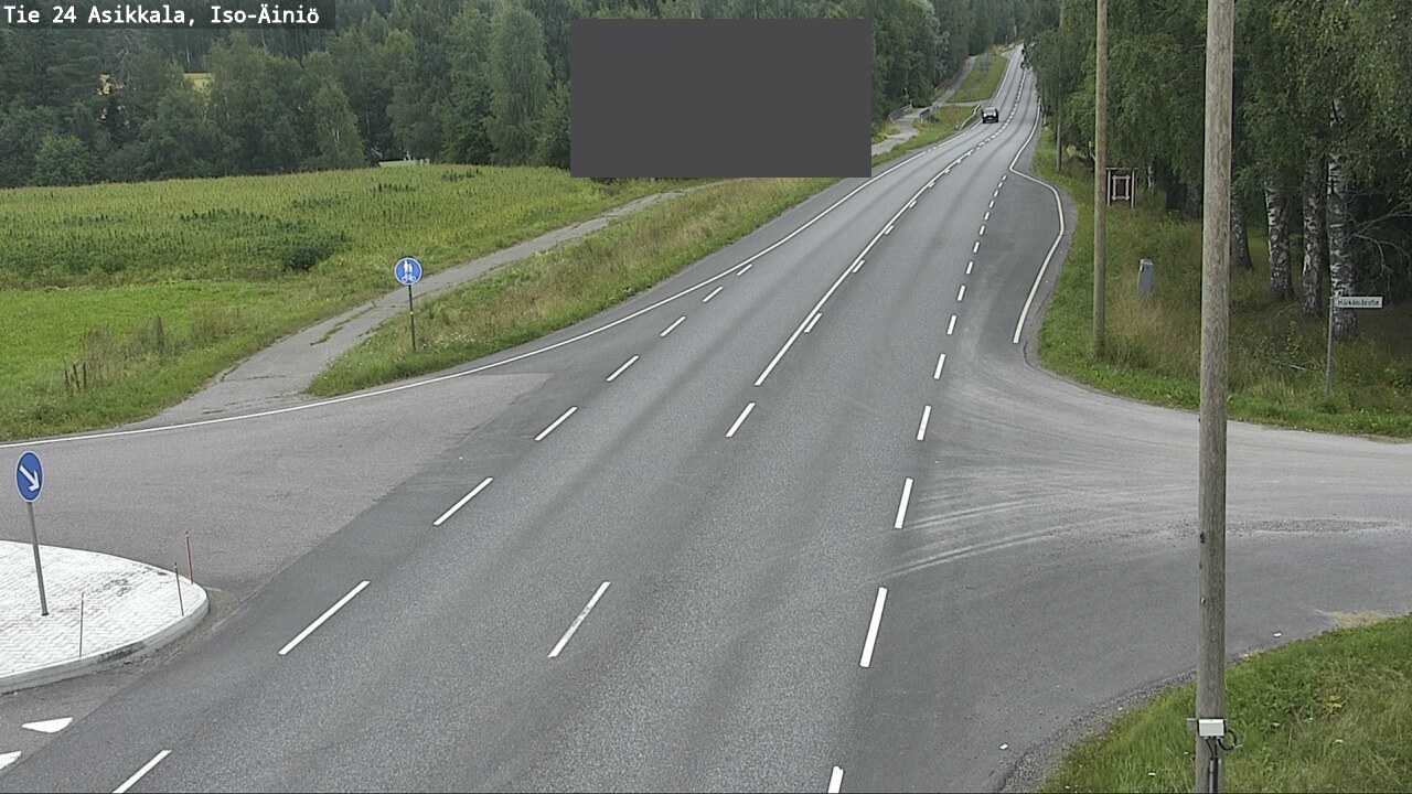 Weather Camera Image Road 24 Asikkala, Iso-Äiniö, Asikkala, Päijät-Häme