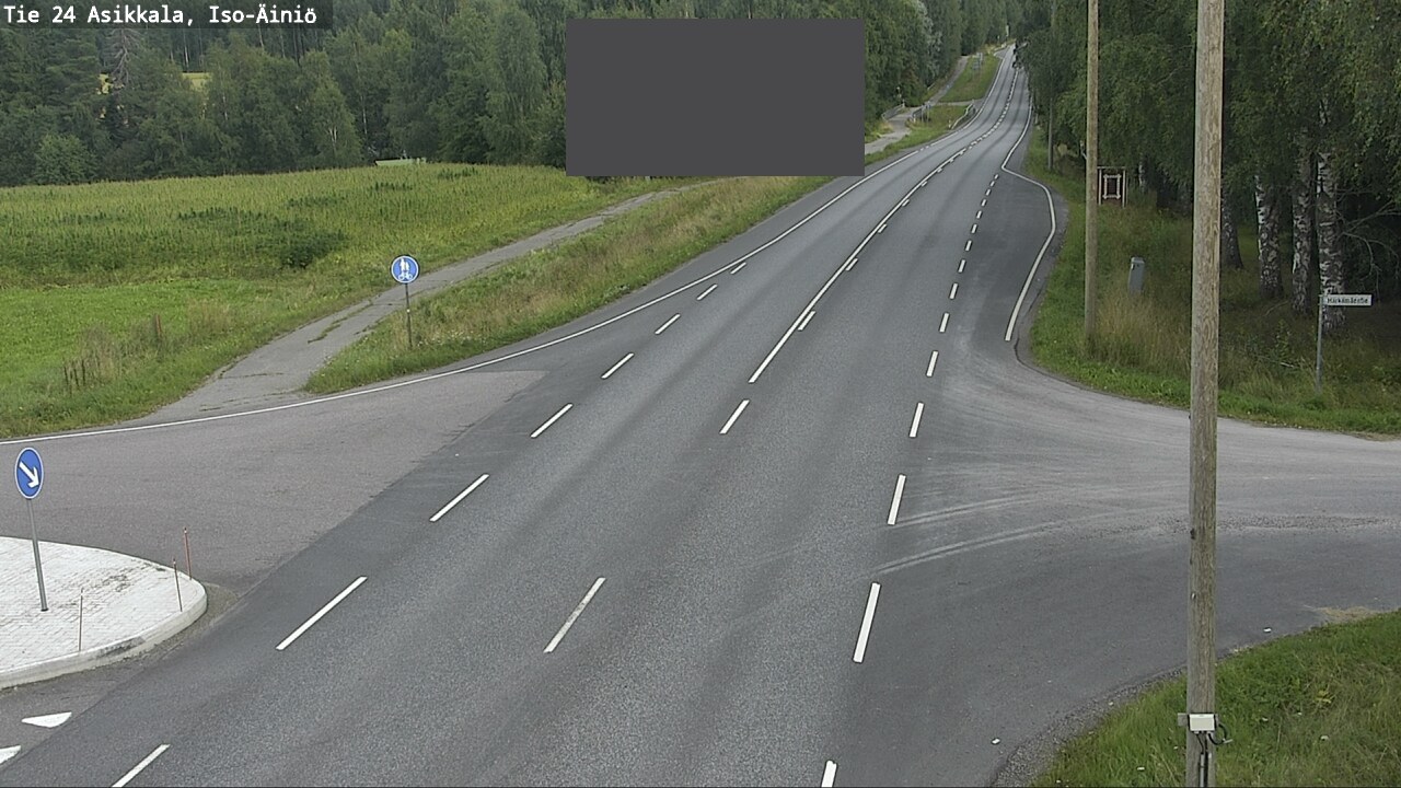 Weather Camera Image Road 24 Asikkala, Iso-Äiniö, Asikkala, Päijät-Häme