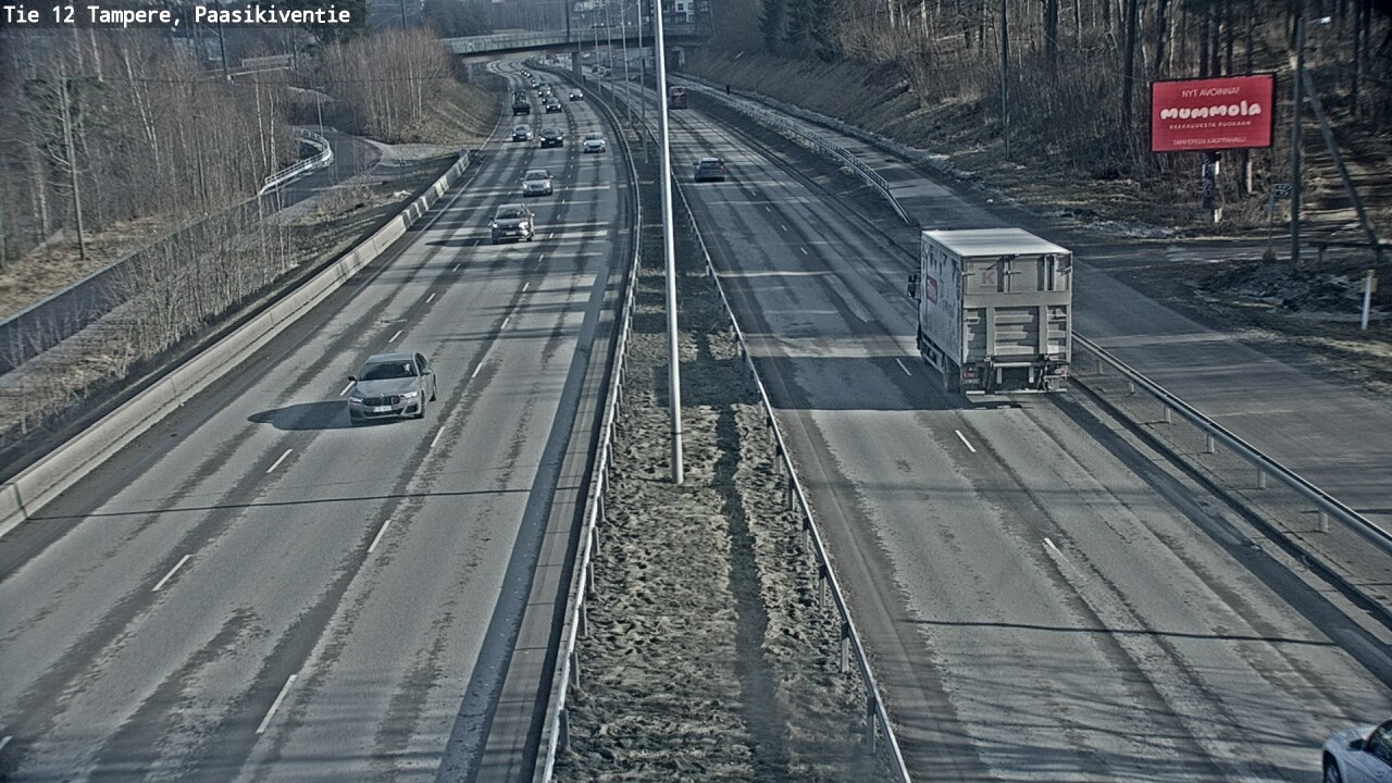 Weather Camera Image Road 12 Tampere, Paasikiventie, Tampere, Pirkanmaa