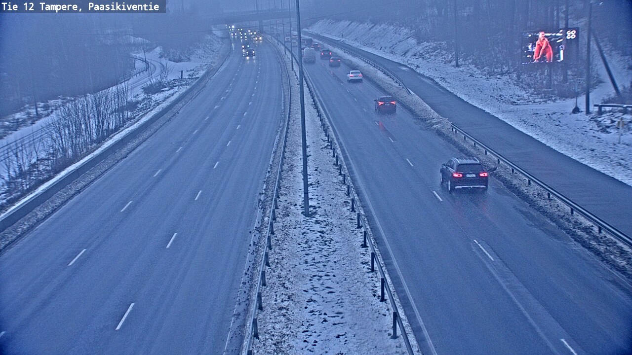 Weather Camera Image Road 12 Tampere, Paasikiventie, Tampere, Pirkanmaa