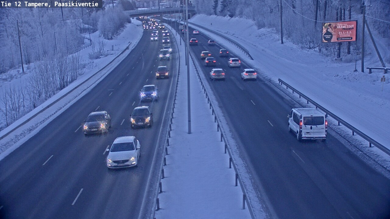 Kelikamerat Kuva Tie 12 Tampere, Paasikiventie, Tampere, Pirkanmaa