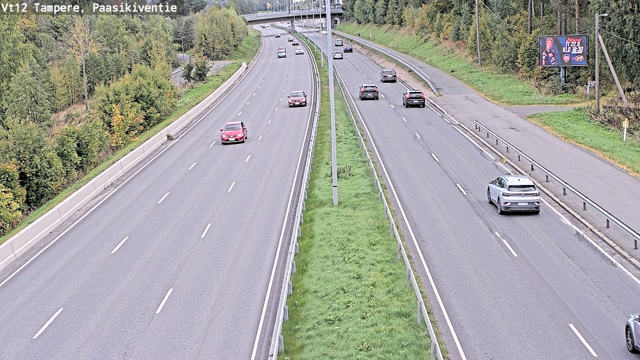 Kelikamerat Kuva Tie 12 Tampere, Paasikiventie, Tampere, Pirkanmaa