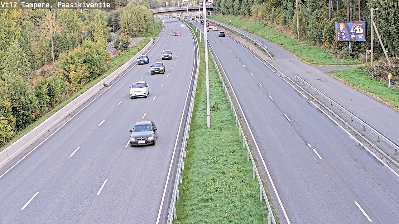 Kelikamerat Kuva Tie 12 Tampere, Paasikiventie, Tampere, Pirkanmaa