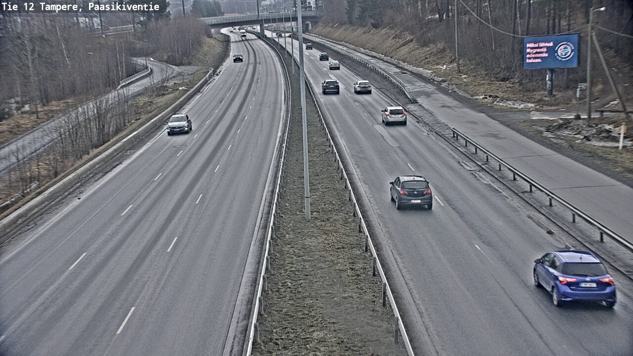 Weather Camera Image Road 12 Tampere, Paasikiventie, Tampere, Pirkanmaa