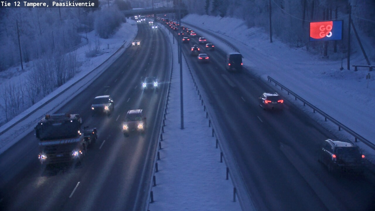 Kelikamerat Kuva Tie 12 Tampere, Paasikiventie, Tampere, Pirkanmaa