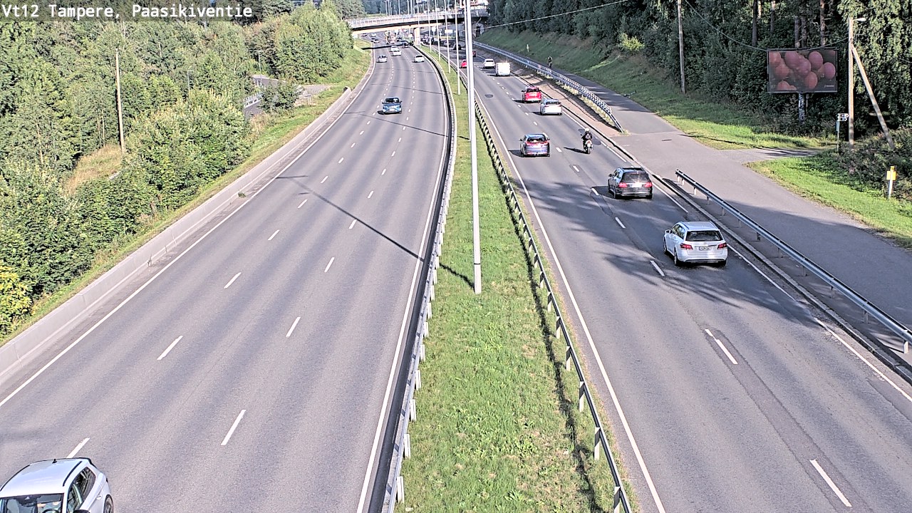 Kelikamerat Kuva Tie 12 Tampere, Paasikiventie, Tampere, Pirkanmaa