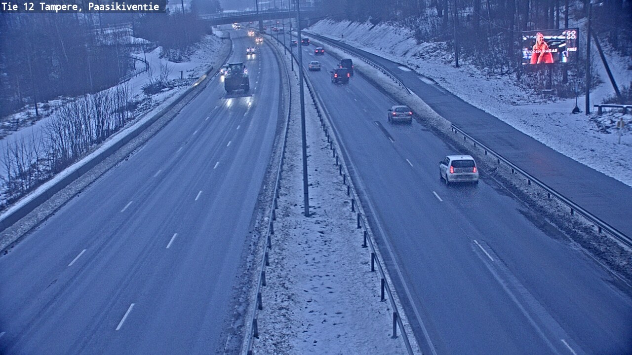 Weather Camera Image Road 12 Tampere, Paasikiventie, Tampere, Pirkanmaa