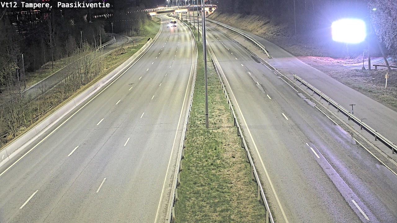 Weather Camera Image Väg 12 Tammerfors, Paasikiventie, Tampere, Pirkanmaa