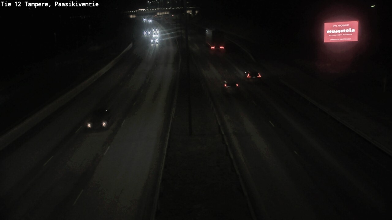 Weather Camera Image Väg 12 Tammerfors, Paasikiventie, Tampere, Pirkanmaa