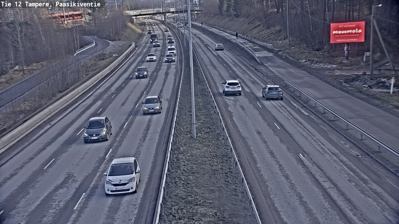 Weather Camera Image Road 12 Tampere, Paasikiventie, Tampere, Pirkanmaa