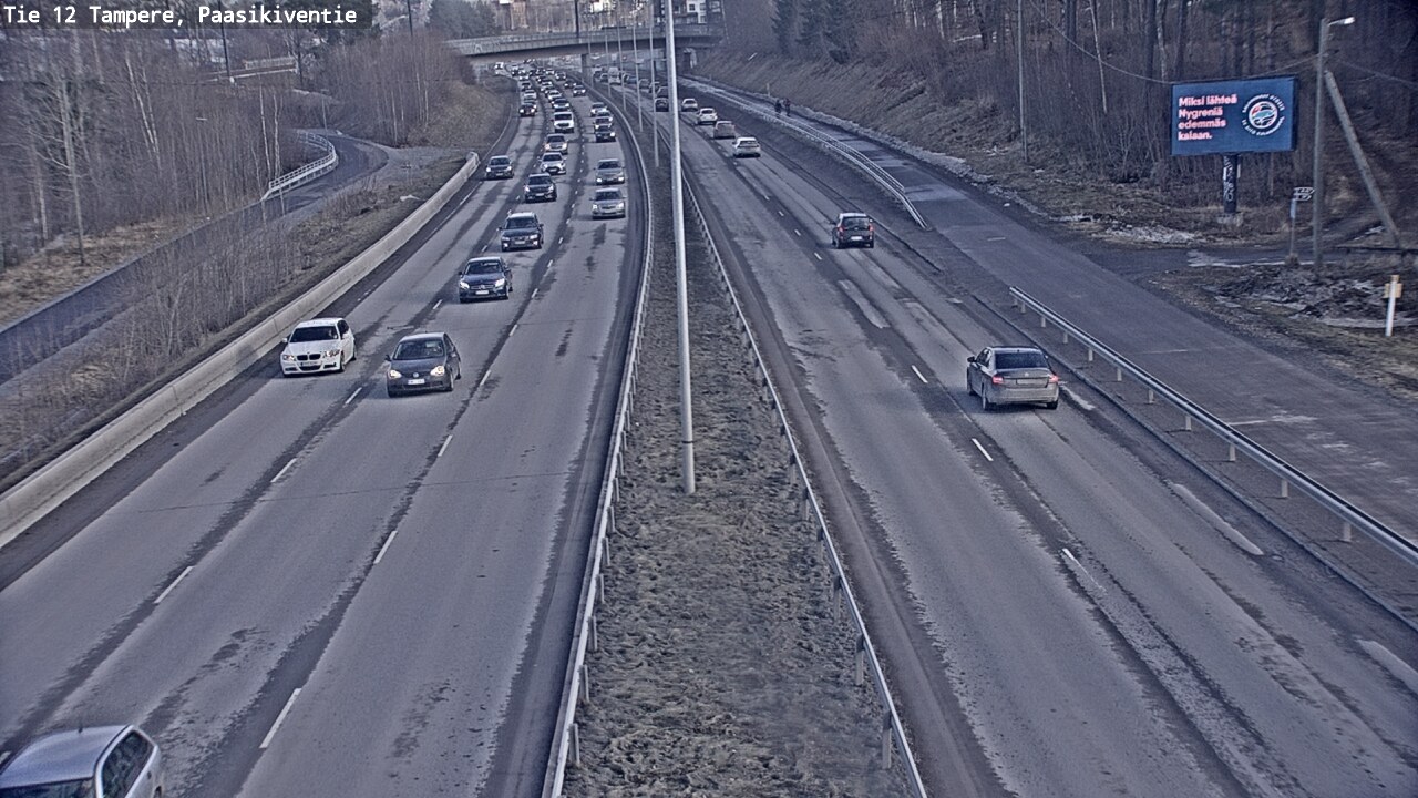 Weather Camera Image Road 12 Tampere, Paasikiventie, Tampere, Pirkanmaa