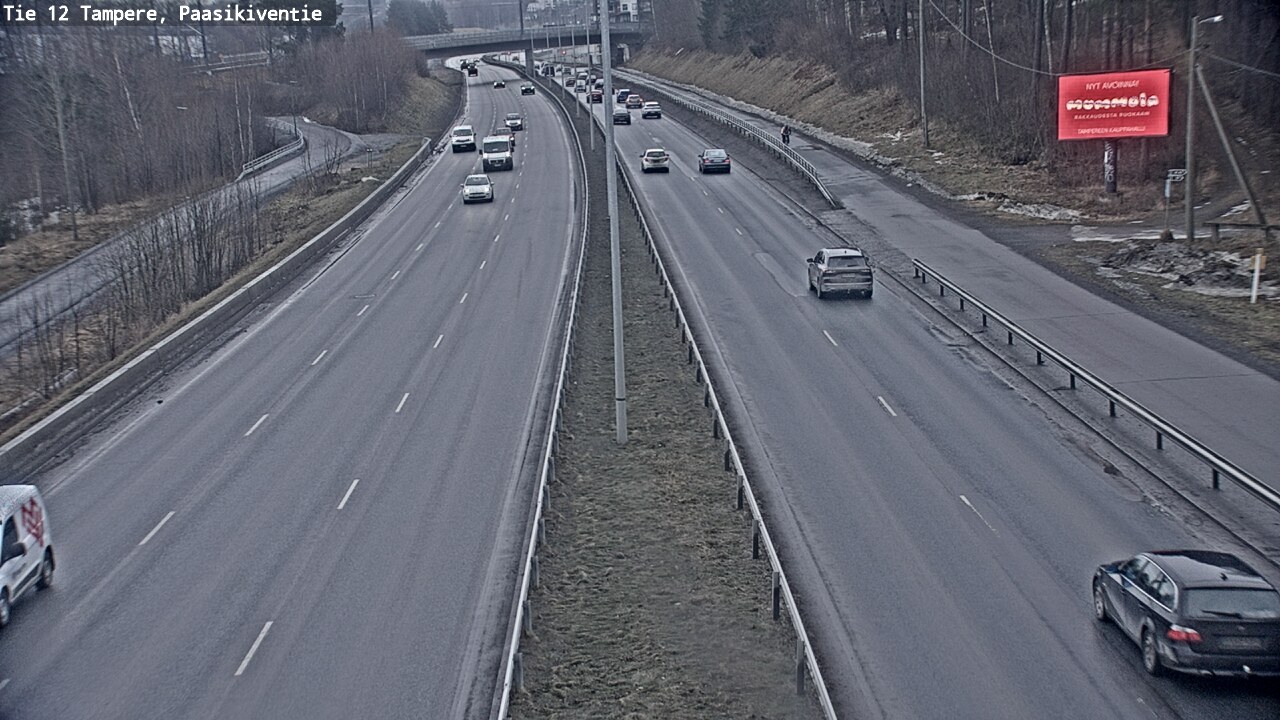 Weather Camera Image Road 12 Tampere, Paasikiventie, Tampere, Pirkanmaa