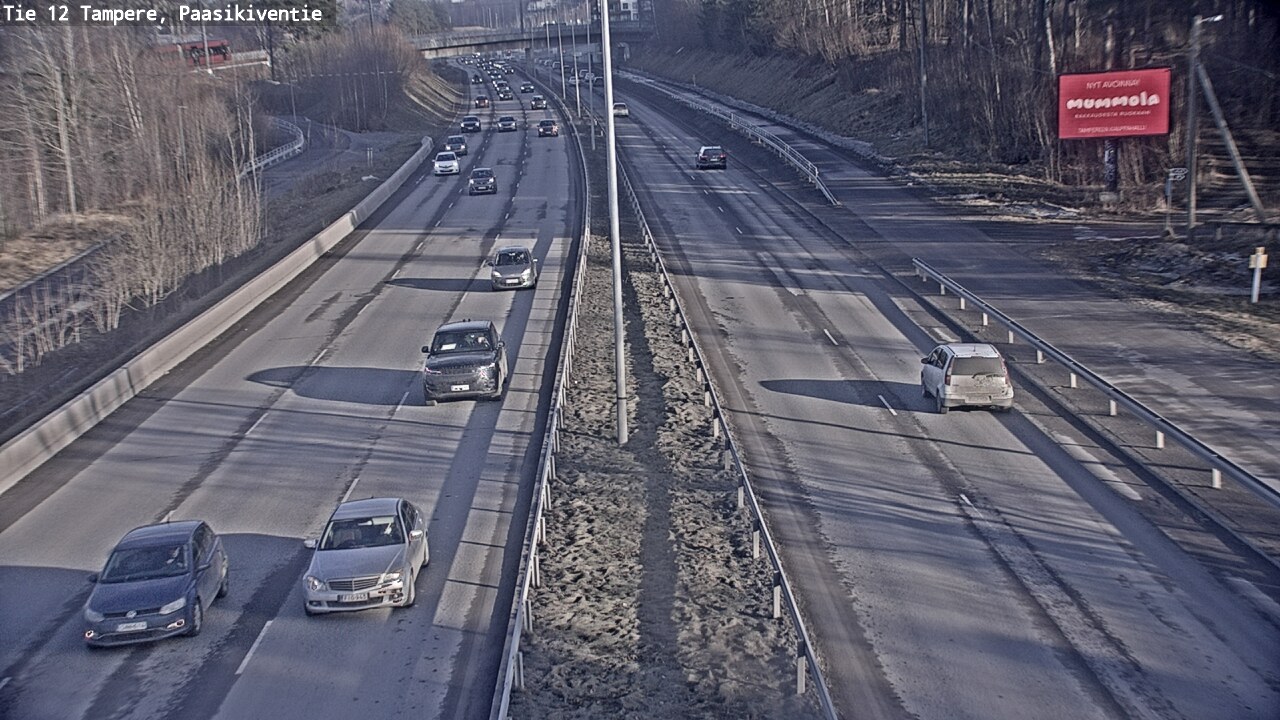 Weather Camera Image Road 12 Tampere, Paasikiventie, Tampere, Pirkanmaa