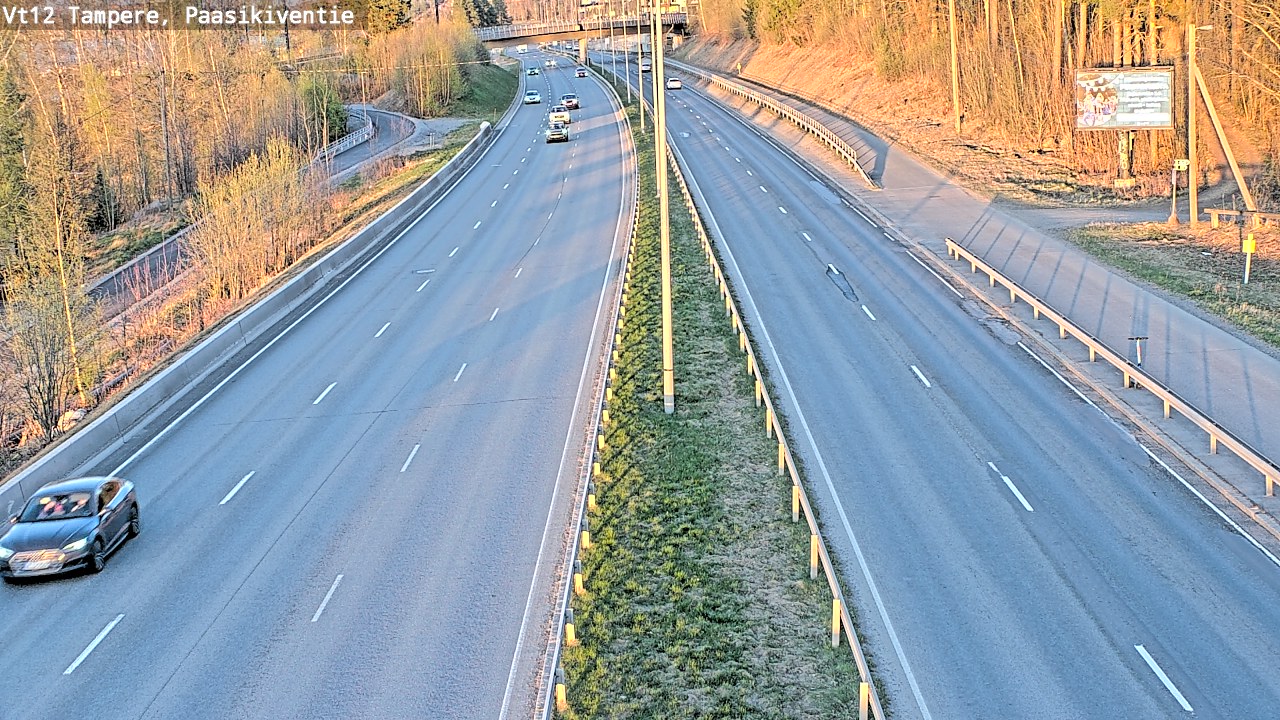 Weather Camera Image Road 12 Tampere, Paasikiventie, Tampere, Pirkanmaa