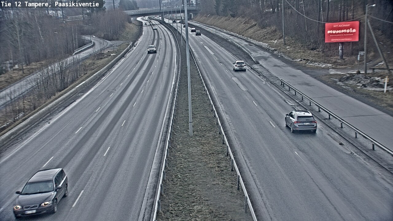 Weather Camera Image Road 12 Tampere, Paasikiventie, Tampere, Pirkanmaa