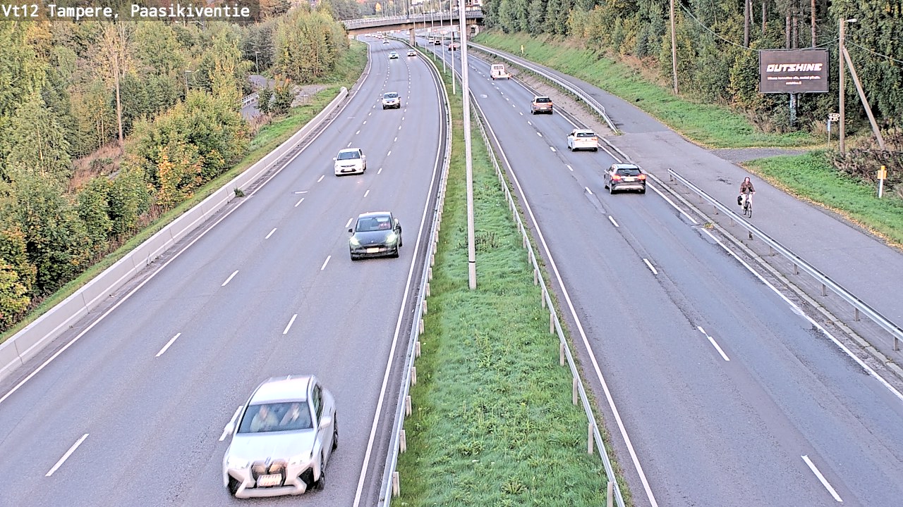 Kelikamerat Kuva Tie 12 Tampere, Paasikiventie, Tampere, Pirkanmaa