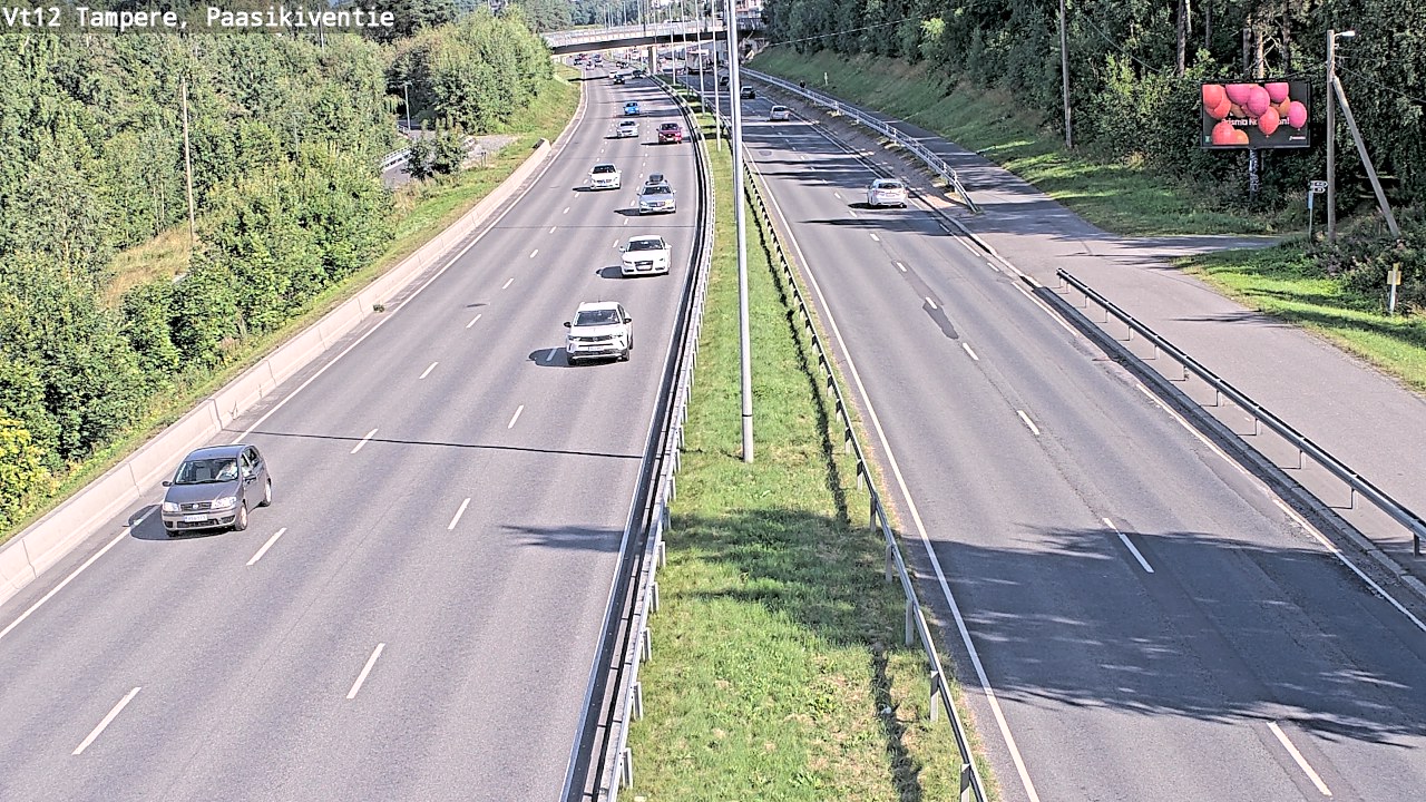 Kelikamerat Kuva Tie 12 Tampere, Paasikiventie, Tampere, Pirkanmaa