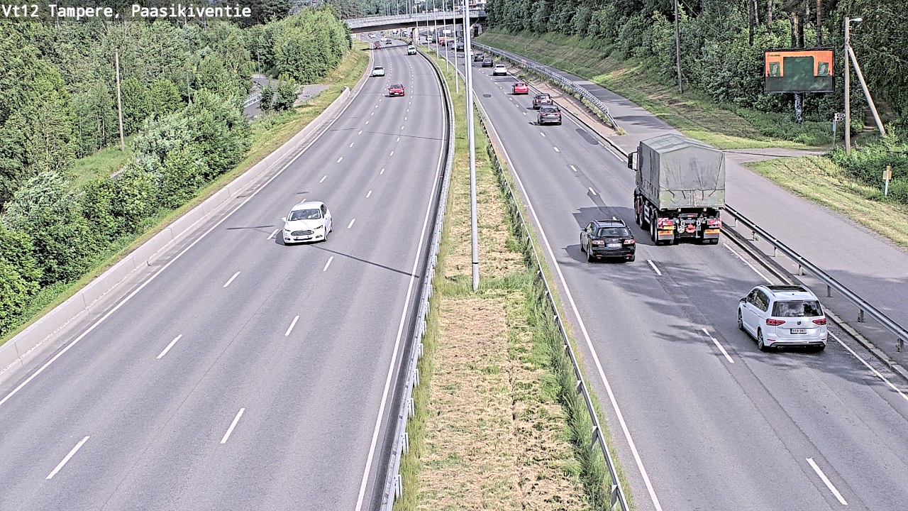 Kelikamerat Kuva Tie 12 Tampere, Paasikiventie, Tampere, Pirkanmaa