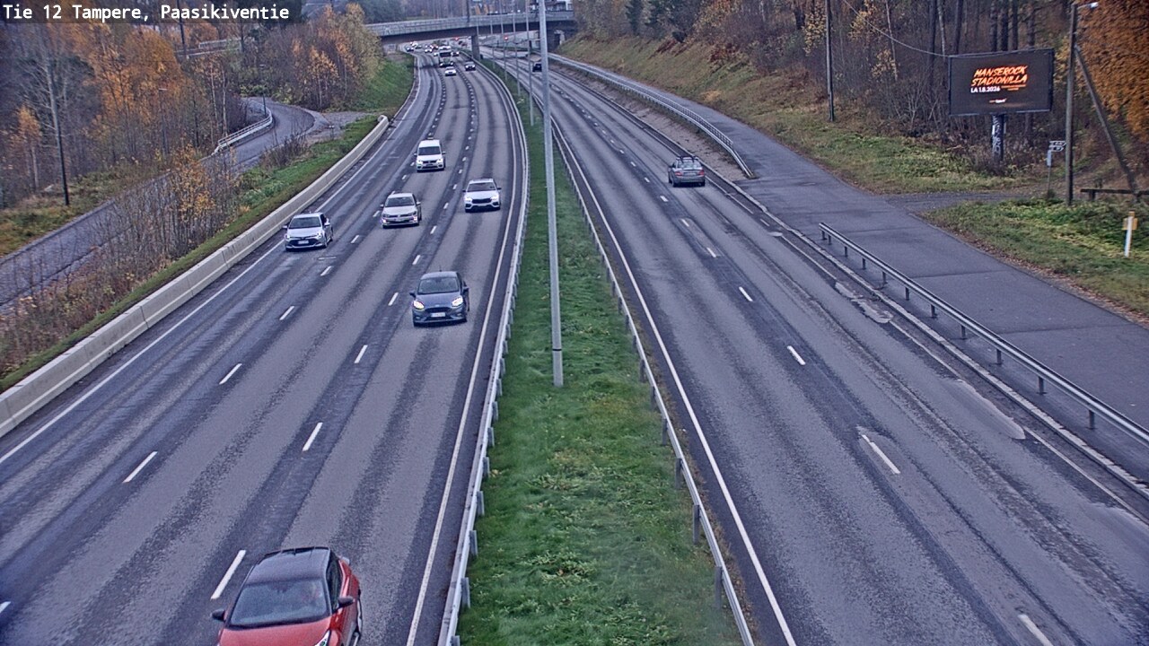 Kelikamerat Kuva Tie 12 Tampere, Paasikiventie, Tampere, Pirkanmaa