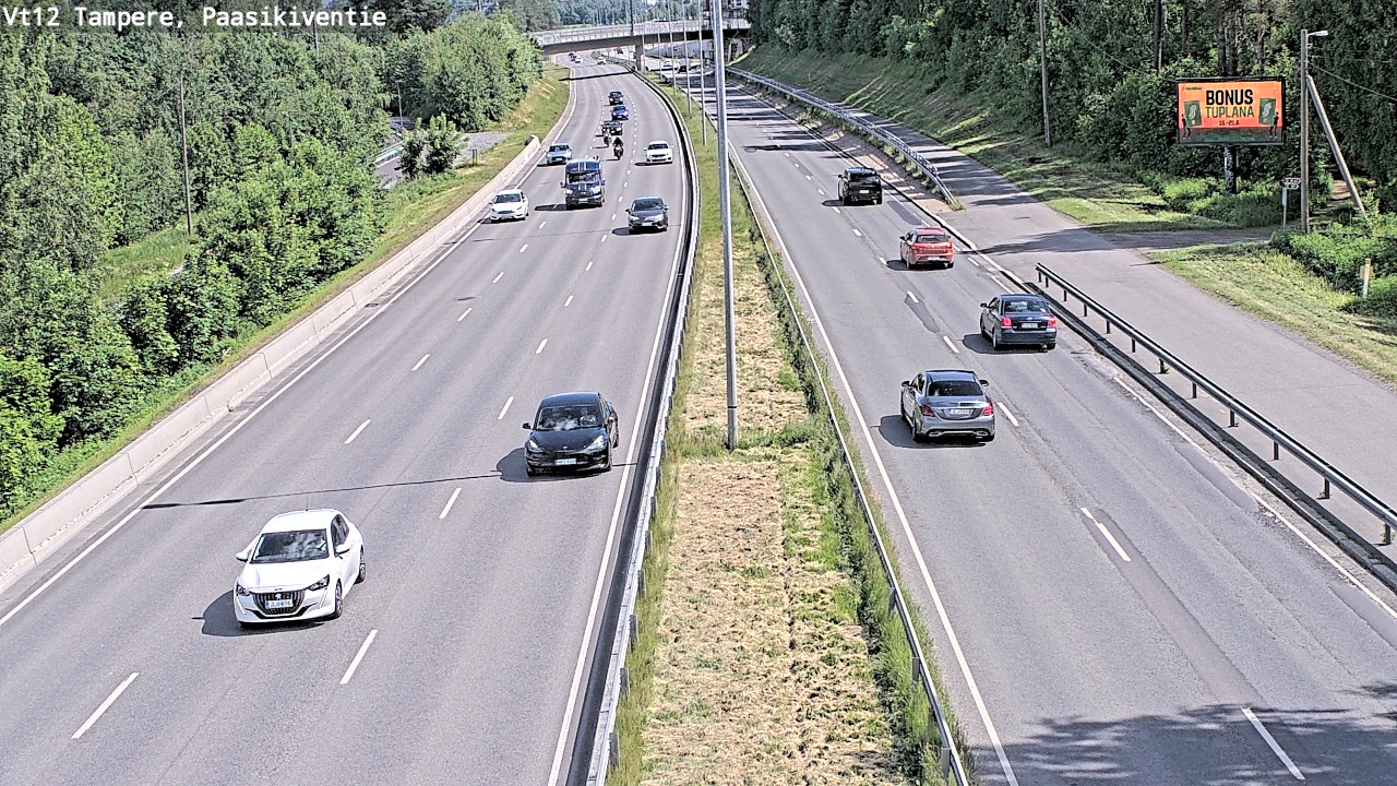 Kelikamerat Kuva Tie 12 Tampere, Paasikiventie, Tampere, Pirkanmaa