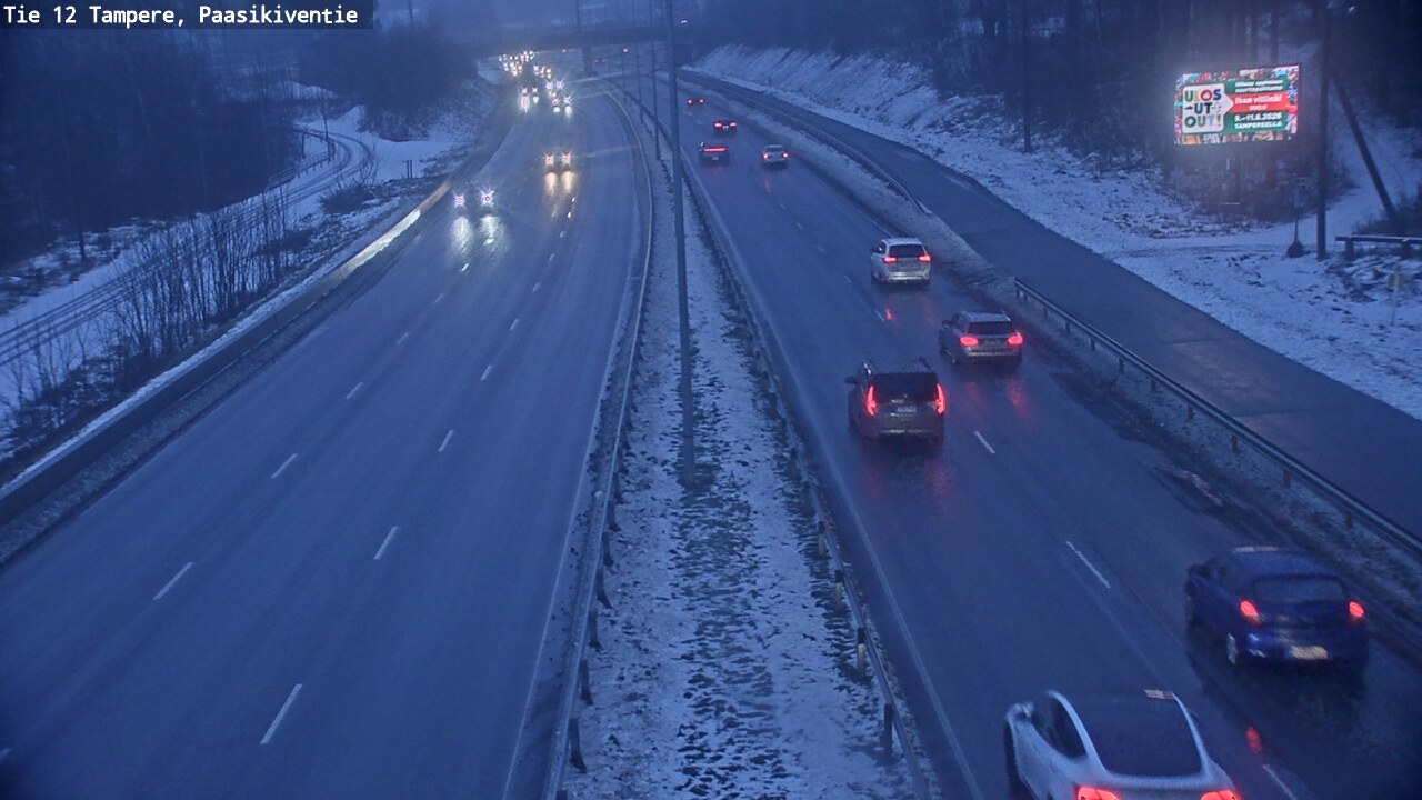 Weather Camera Image Road 12 Tampere, Paasikiventie, Tampere, Pirkanmaa