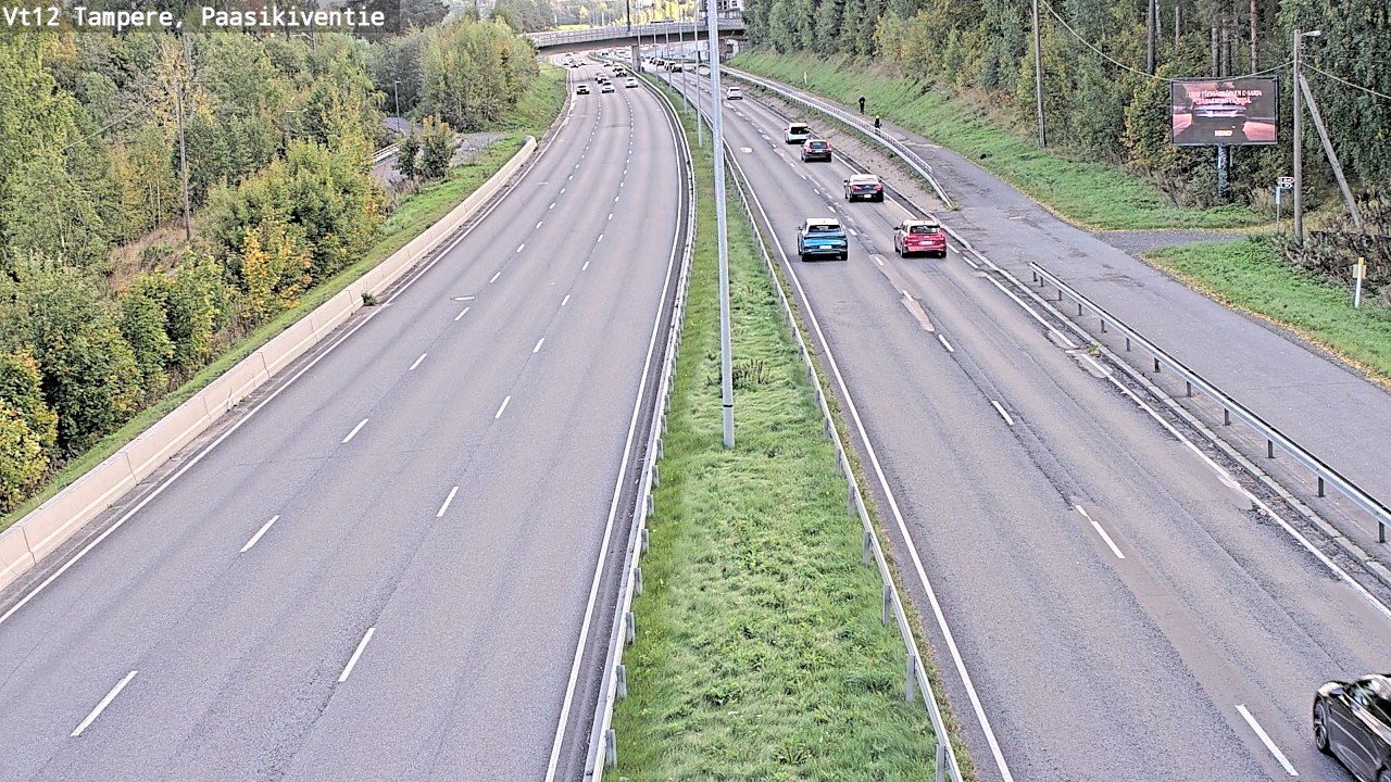 Kelikamerat Kuva Tie 12 Tampere, Paasikiventie, Tampere, Pirkanmaa
