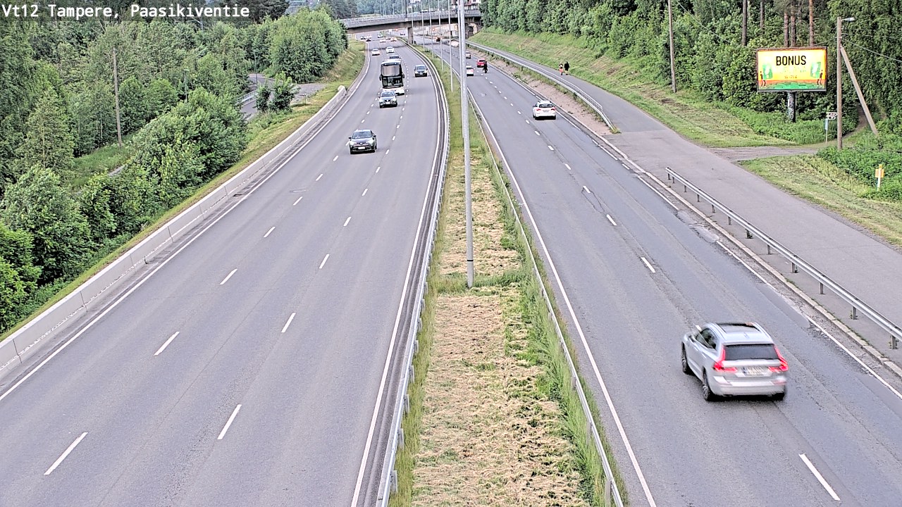 Kelikamerat Kuva Tie 12 Tampere, Paasikiventie, Tampere, Pirkanmaa