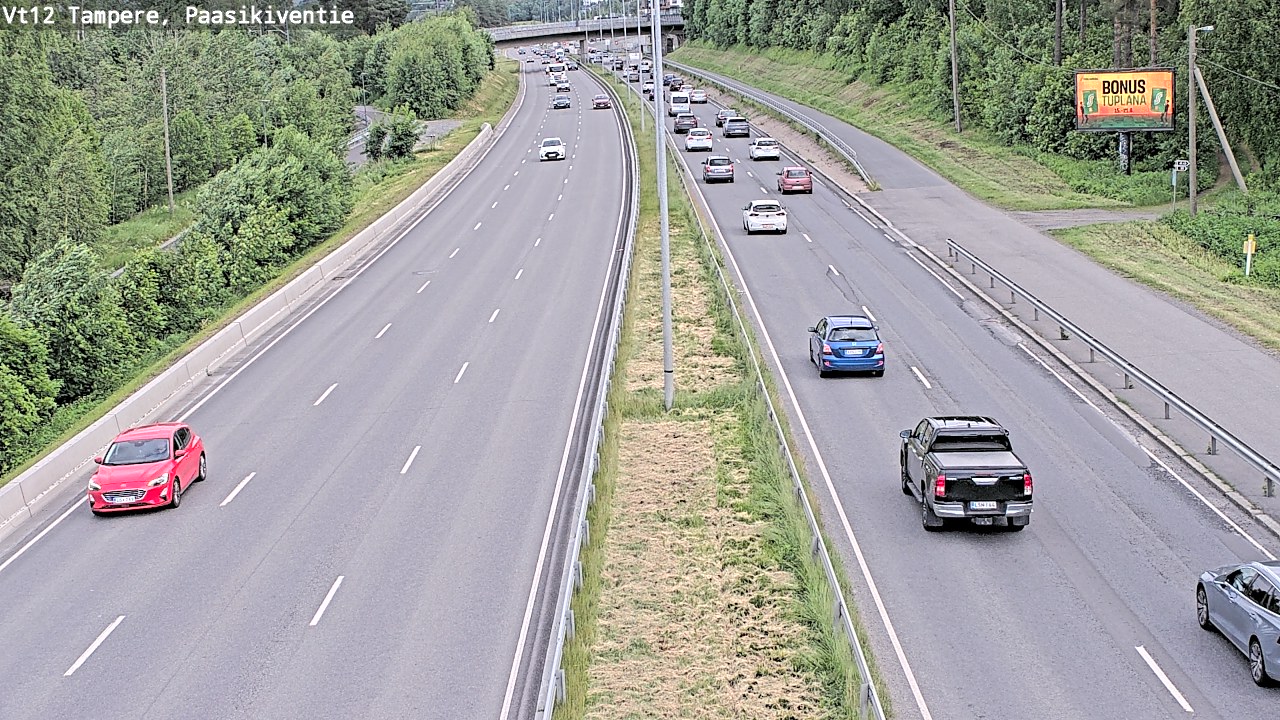 Kelikamerat Kuva Tie 12 Tampere, Paasikiventie, Tampere, Pirkanmaa