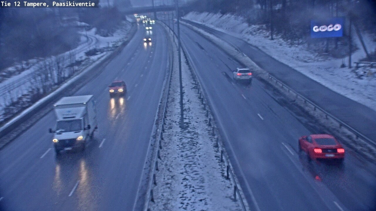 Weather Camera Image Road 12 Tampere, Paasikiventie, Tampere, Pirkanmaa