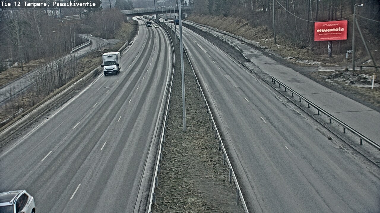 Weather Camera Image Road 12 Tampere, Paasikiventie, Tampere, Pirkanmaa