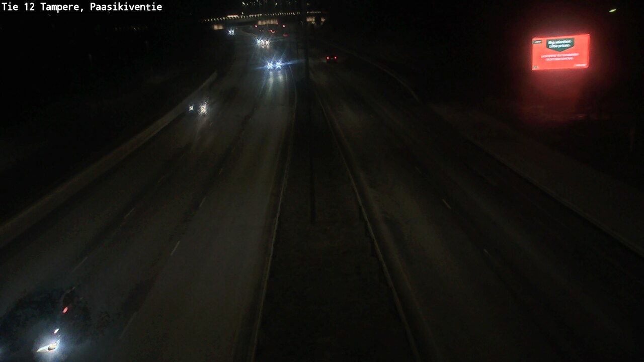 Weather Camera Image Road 12 Tampere, Paasikiventie, Tampere, Pirkanmaa