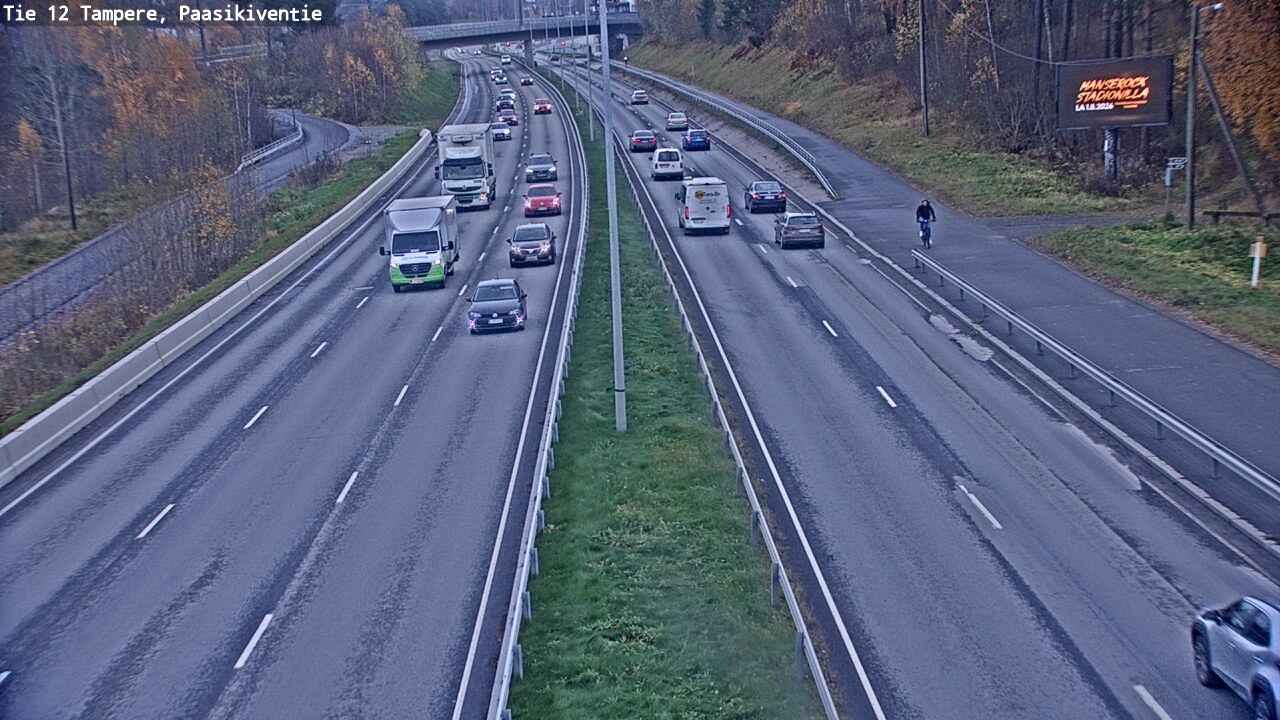 Kelikamerat Kuva Tie 12 Tampere, Paasikiventie, Tampere, Pirkanmaa