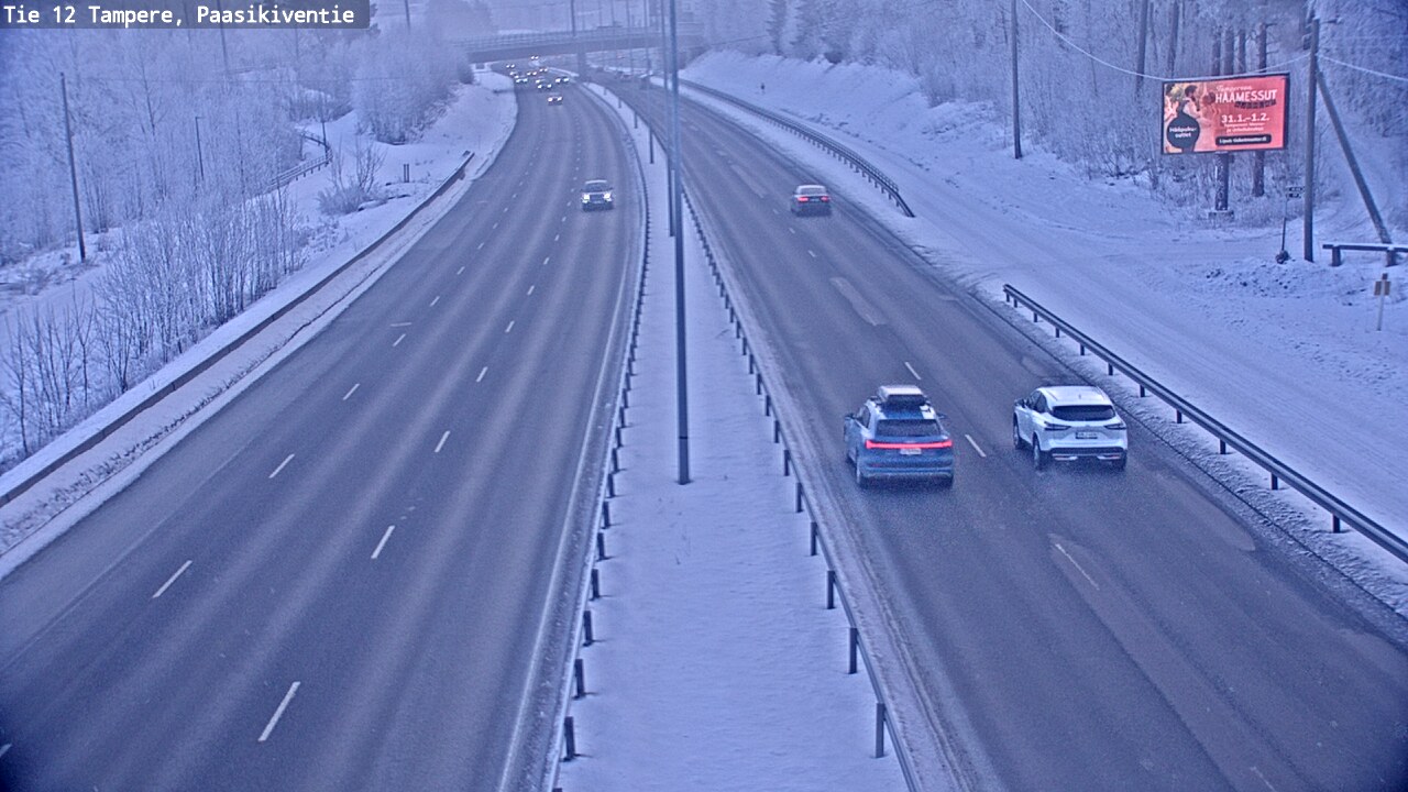 Weather Camera Image Road 12 Tampere, Paasikiventie, Tampere, Pirkanmaa