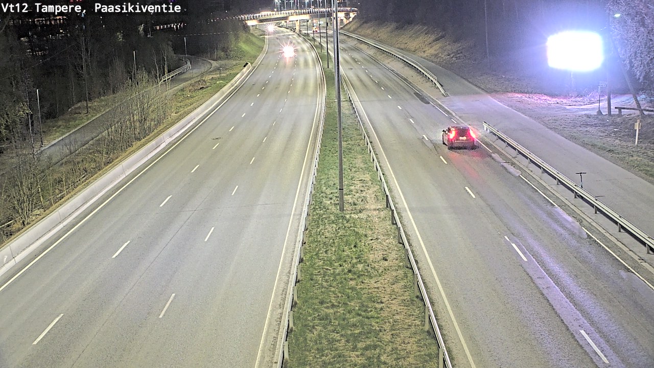 Weather Camera Image Väg 12 Tammerfors, Paasikiventie, Tampere, Pirkanmaa