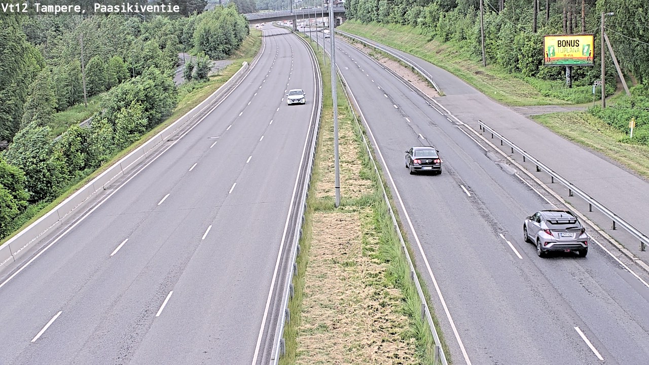 Kelikamerat Kuva Tie 12 Tampere, Paasikiventie, Tampere, Pirkanmaa