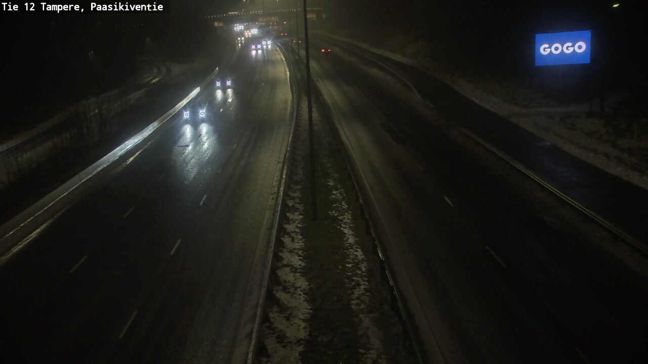Weather Camera Image Road 12 Tampere, Paasikiventie, Tampere, Pirkanmaa