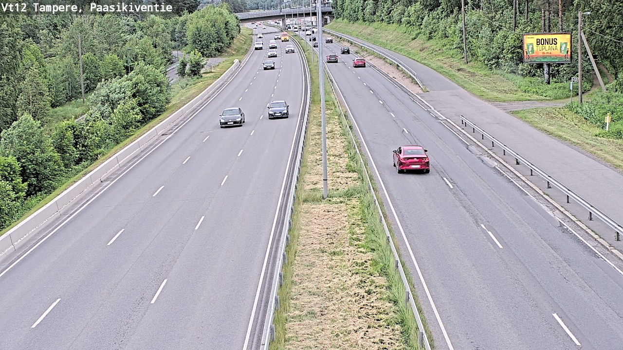 Kelikamerat Kuva Tie 12 Tampere, Paasikiventie, Tampere, Pirkanmaa