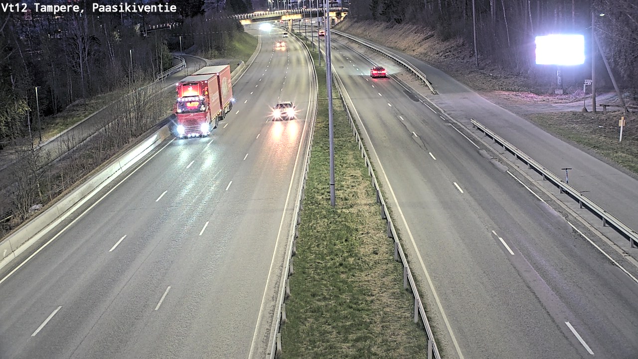 Weather Camera Image Road 12 Tampere, Paasikiventie, Tampere, Pirkanmaa