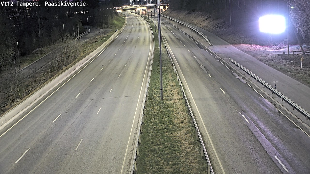 Weather Camera Image Väg 12 Tammerfors, Paasikiventie, Tampere, Pirkanmaa