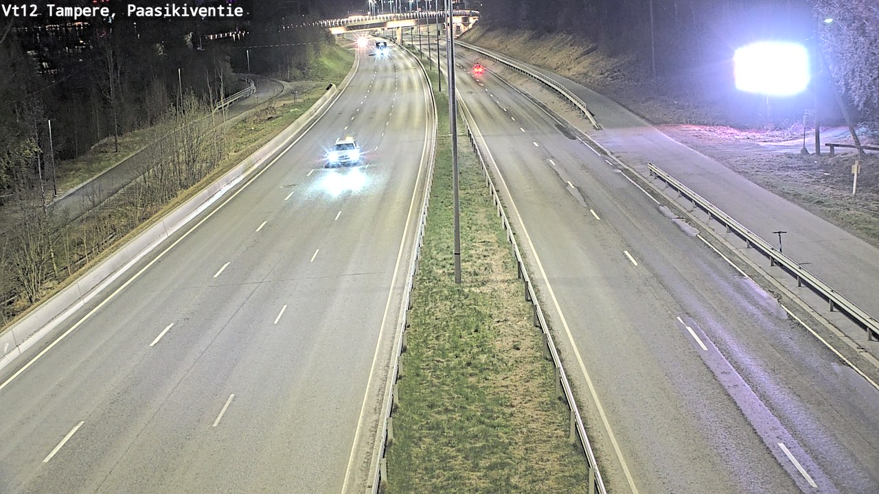 Weather Camera Image Väg 12 Tammerfors, Paasikiventie, Tampere, Pirkanmaa