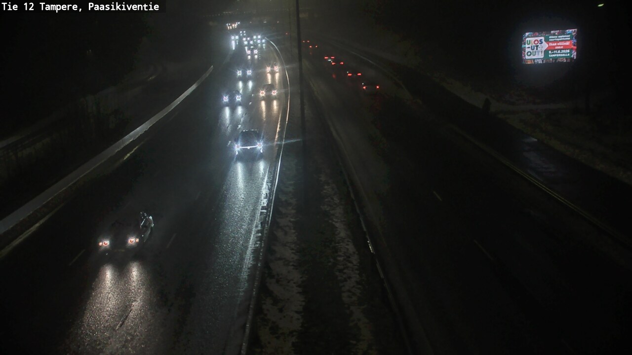 Weather Camera Image Road 12 Tampere, Paasikiventie, Tampere, Pirkanmaa